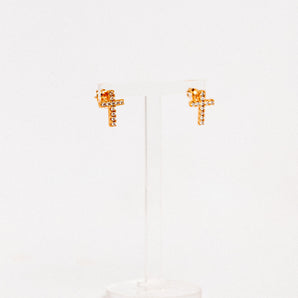 Broquel cruz con zirconias