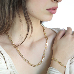 Collar eslabón grande