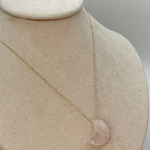 Collar Dije Luna Petra Rosa