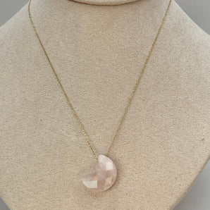Collar Dije Luna Petra Rosa