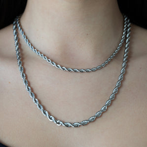Collar Torsal Plata 5mm